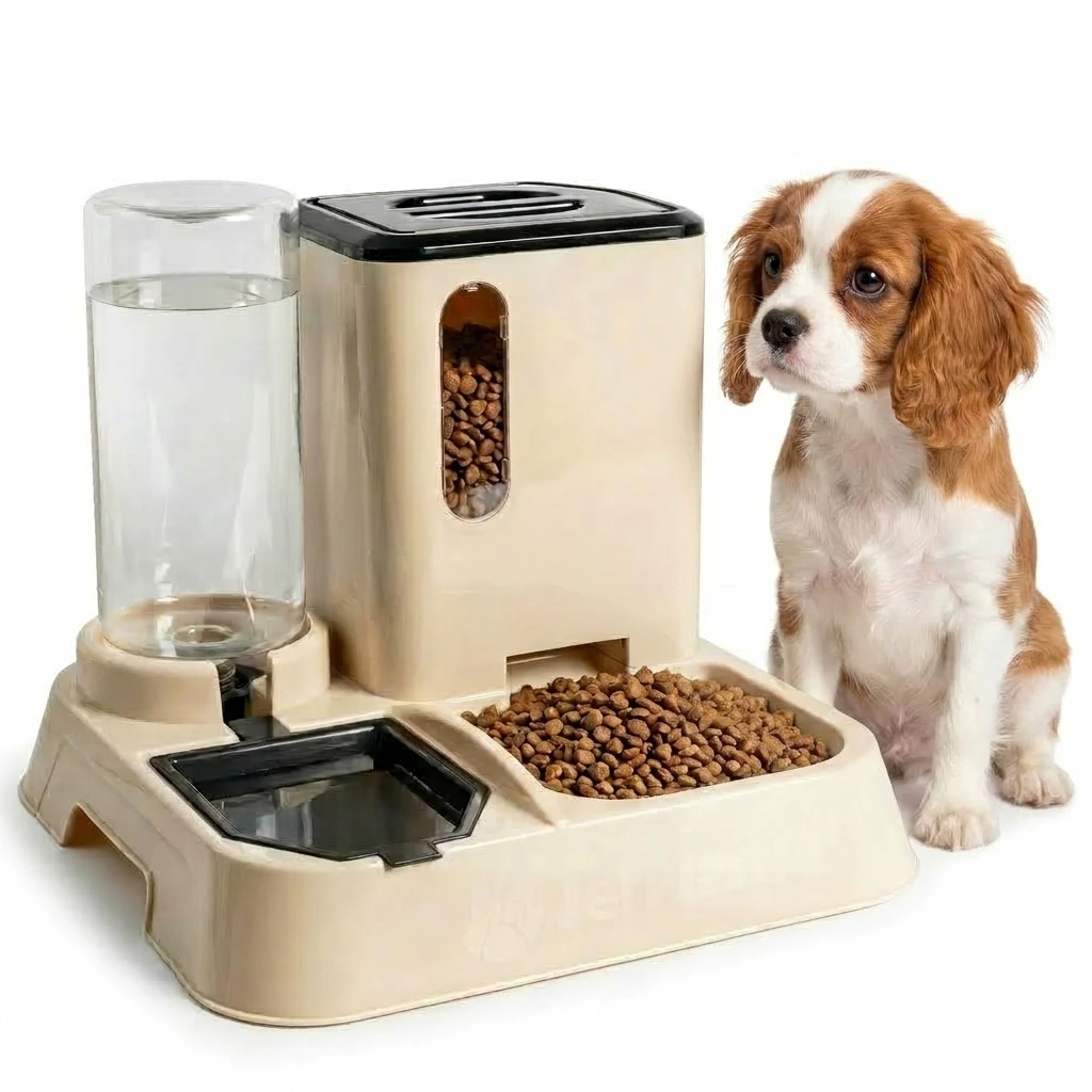 Solução curada: Comedouro e Bebedouro Automático para Gatos e Cães Premium 1L Jelplast